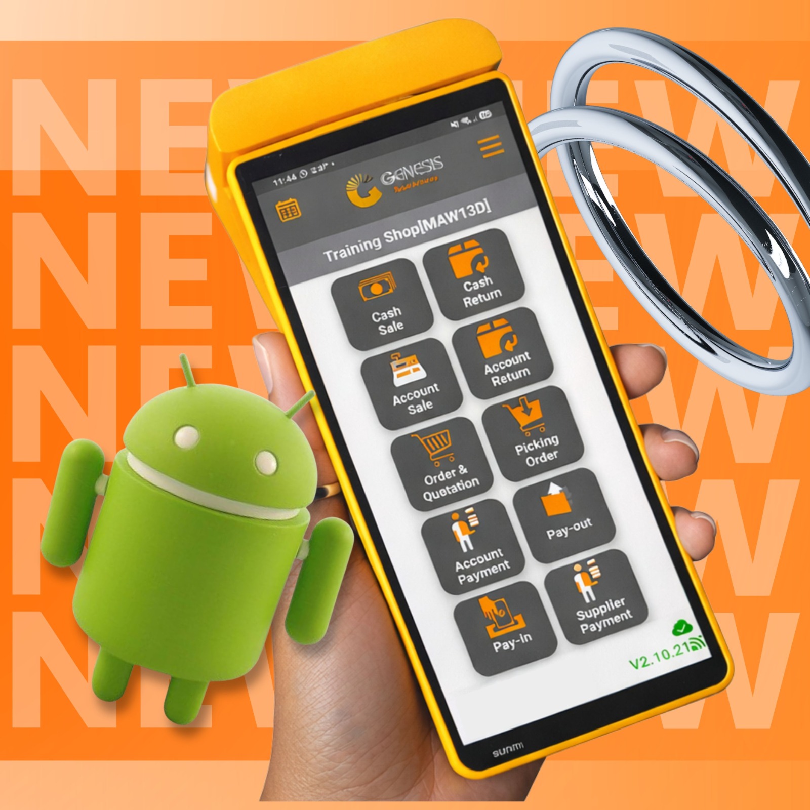 Android POS workflow preview